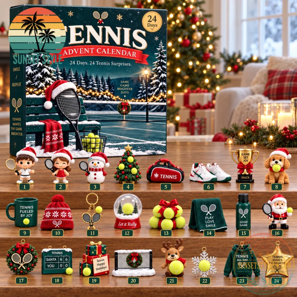 1 Tennis Player Christmas Advent Calendar