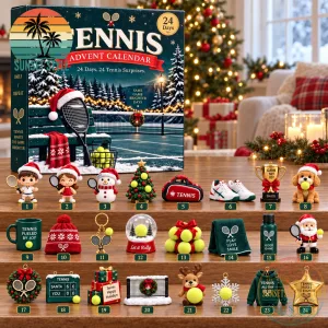 Tennis Player Christmas Advent Calendar 5 Tennis Player Christmas Advent Calendar